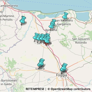 Mappa Via Luigi Cannelonga, 71016 San Severo FG, Italia (14.10211)