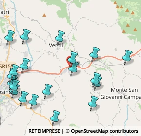 Mappa Via Case Viti, 03029 Veroli FR, Italia (5.46)