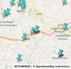 Mappa Via Case Viti, 03029 Veroli FR, Italia (3.0275)
