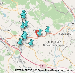 Mappa Via Ondola, 03029 Veroli FR, Italia (6.72091)