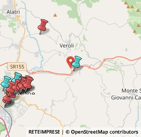 Mappa Via Ondola, 03029 Veroli FR, Italia (6.78737)