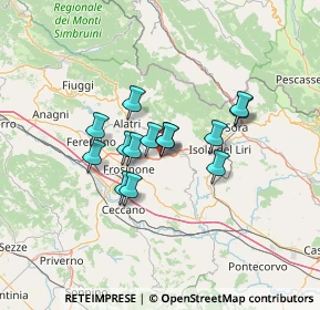 Mappa Via Ondola, 03029 Veroli FR, Italia (10.05)