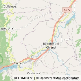 Mappa Belforte del Chienti