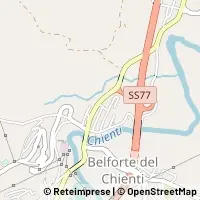 Kaart Belforte del Chienti