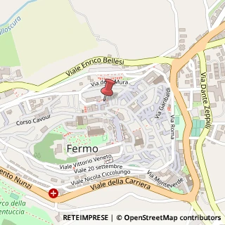 Mappa Piazzale azzolino 18, 63023 Fermo, Fermo (Marche)