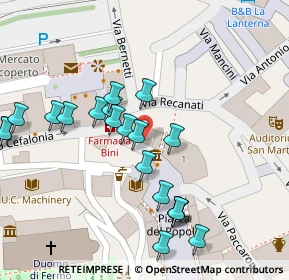 Mappa Via Recanati, 63900 Fermo FM, Italia (0.0665)