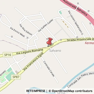 Mappa Via Pompeiana, 71, 63822 Fermo, Fermo (Marche)