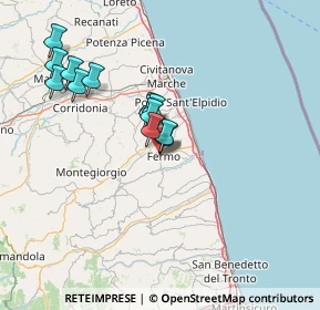 Mappa Via Padre Serafino Marchionni, 63900 Fermo FM, Italia (12.96462)