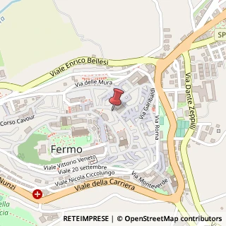 Mappa via Anton Di Nicolò, 25, 63900 Fermo, Fermo (Marche)