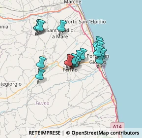 Mappa Via Sisto, 63900 Fermo FM, Italia (5.58611)