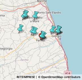 Mappa Via Anton Di Nicolò, 63900 Fermo FM, Italia (5.80714)