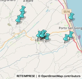 Mappa Via Giacomo Leopardi, 63900 Fermo FM, Italia (3.30545)