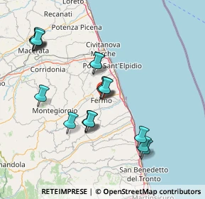 Mappa Via di Nello, 63900 Fermo FM, Italia (15.82778)