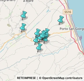 Mappa Via di Nello, 63900 Fermo FM, Italia (2.00364)