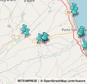 Mappa Via di Nello, 63900 Fermo FM, Italia (4.83857)