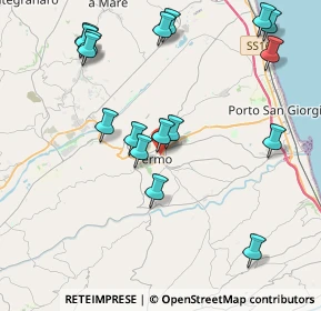Mappa Via di Nello, 63900 Fermo FM, Italia (4.67353)