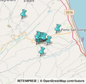 Mappa Via di Nello, 63900 Fermo FM, Italia (1.61727)
