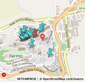 Mappa Via di Nello, 63900 Fermo FM, Italia (0.1985)