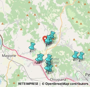 Mappa Via Michelangelo Buonarroti, 06073 Corciano PG, Italia (3.47846)