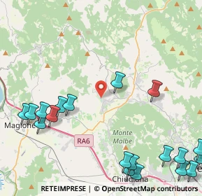 Mappa Via Michelangelo Buonarroti, 06073 Corciano PG, Italia (6.54)