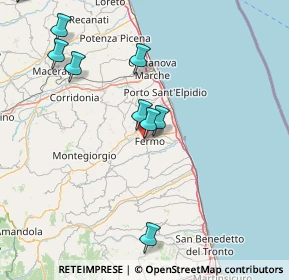 Mappa Via Filippo Mannocchi Tornabuoni, 63900 Fermo FM, Italia (25.55769)