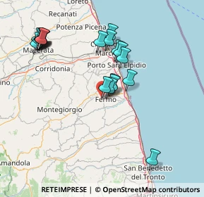 Mappa Via Filippo Mannocchi Tornabuoni, 63900 Fermo FM, Italia (16.279)