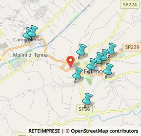 Mappa Via Filippo Mannocchi Tornabuoni, 63900 Fermo FM, Italia (2.08)