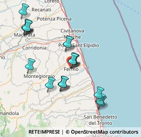 Mappa Via Gentile da Mogliano, 63900 Fermo FM, Italia (16.43579)