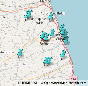 Mappa Via Don Ernesto Ricci, 63900 Fermo FM, Italia (6.965)