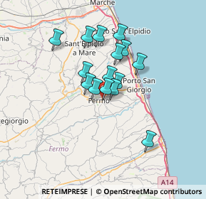 Mappa Piazzale 63900, 63900 Fermo FM, Italia (5.23867)