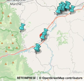 Mappa Via S. Giovanni, 62020 Belforte del Chienti MC, Italia (5.204)