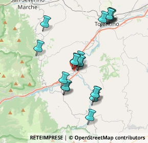 Mappa Via S. Giovanni, 62020 Belforte del Chienti MC, Italia (3.7575)