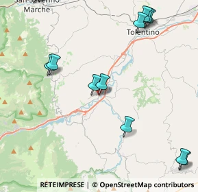 Mappa Via S. Giovanni, 62020 Belforte del Chienti MC, Italia (6.02286)