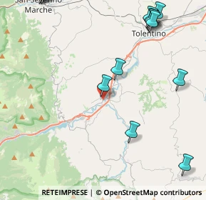 Mappa Via S. Giovanni, 62020 Belforte del Chienti MC, Italia (6.35267)