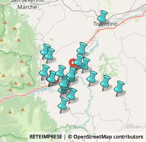 Mappa Via S. Giovanni, 62020 Belforte del Chienti MC, Italia (2.9775)