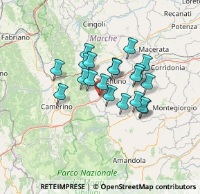 Mappa Via S. Giovanni, 62020 Belforte del Chienti MC, Italia (10.1825)