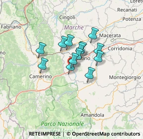 Mappa Via S. Giovanni, 62020 Belforte del Chienti MC, Italia (8.73846)