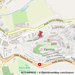 Mappa Corso Cavour,  70, 63023 Fermo, Fermo (Marche)