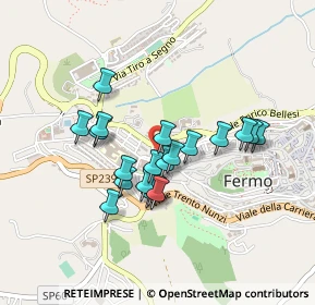 Mappa Viale Filippo Corridoni, 63900 Fermo FM, Italia (0.3675)