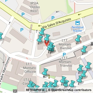Mappa Viale Filippo Corridoni, 63900 Fermo FM, Italia (0.076)