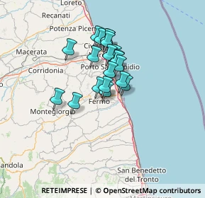 Mappa Via Domenica Alaleona, 63900 Fermo FM, Italia (9.823)