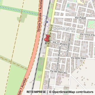 Mappa Via Vecchia Aurelia, 32, 57022 Castagneto Carducci, Livorno (Toscana)