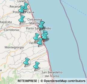 Mappa P.za Manzoni, 63822 Porto San Giorgio FM, Italia (13.83)