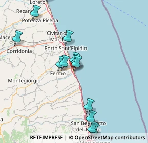 Mappa P.za Manzoni, 63822 Porto San Giorgio FM, Italia (16.87)