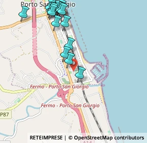 Mappa P.za Manzoni, 63822 Porto San Giorgio FM, Italia (1.322)