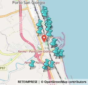 Mappa P.za Manzoni, 63822 Porto San Giorgio FM, Italia (0.8315)