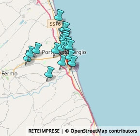 Mappa P.za Manzoni, 63822 Porto San Giorgio FM, Italia (2.6995)