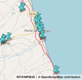 Mappa P.za Manzoni, 63822 Porto San Giorgio FM, Italia (5.9305)