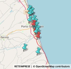 Mappa P.za Manzoni, 63822 Porto San Giorgio FM, Italia (2.762)
