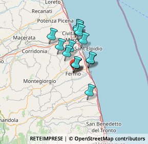 Mappa , 63900 Fermo FM, Italia (9.24133)